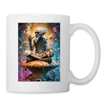 Psychedelischer Goblin-Salbei auf Pilz - Tasse - Weiß - Rechts