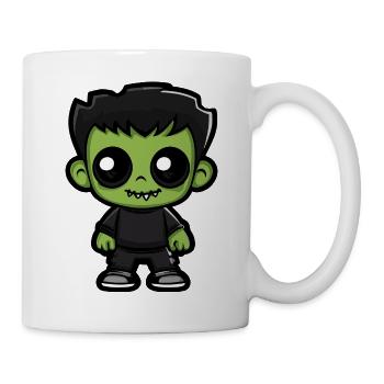 Zombie Halloween Cute Comic - Mug - white - Right