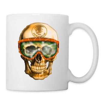 Adrenalin Schädel - Tasse - Weiß - Rechts