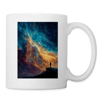 Kosmischer Kantenwanderer - Tasse - Weiß - Rechts
