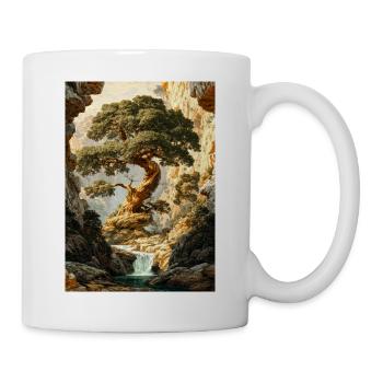 Ancient Tree in Canyon Falls - Mug - white - Right