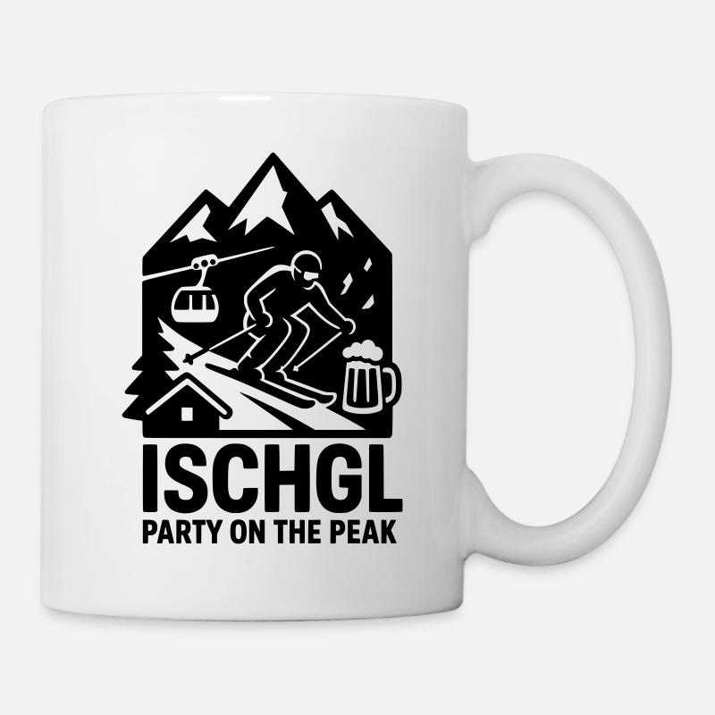Ischgl Party on the Peak - Tasse - Weiß