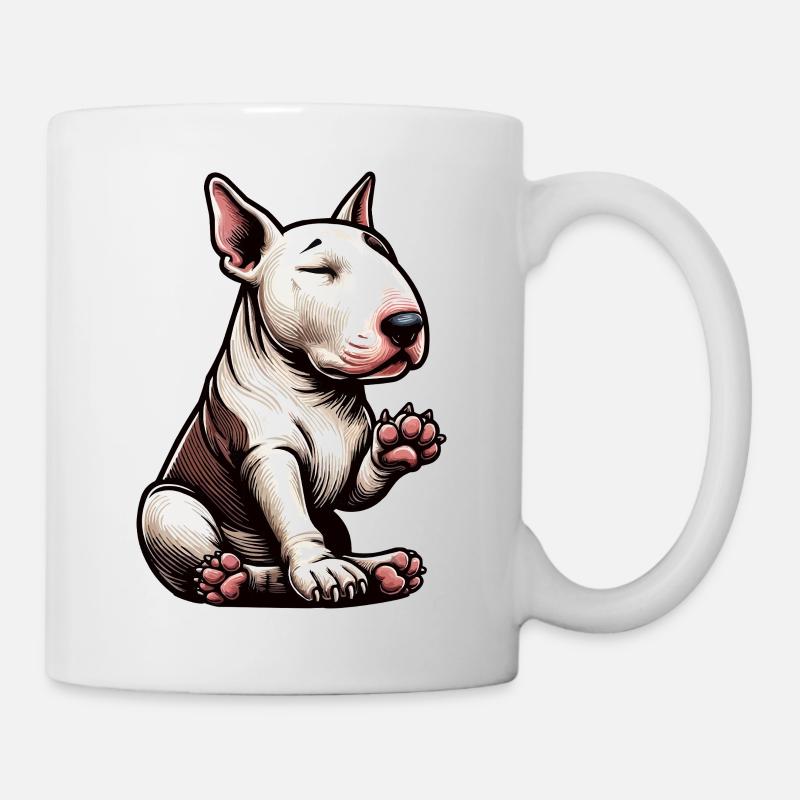 Bull Terrier miniature Bully Bull Terrier Propriétaire - Mug blanc - blanc