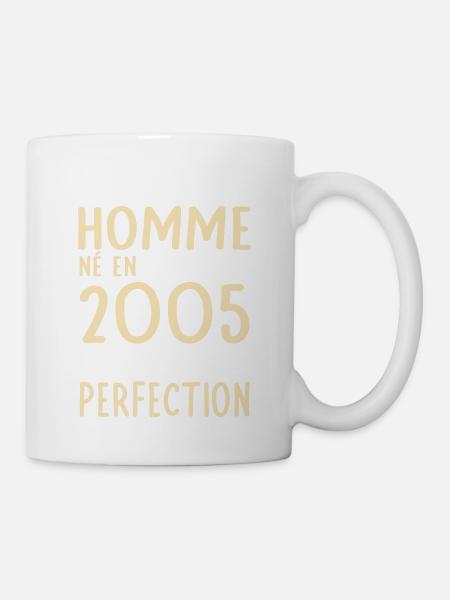 Anniversaire 20 ans - Né en Décembre 2005 - Mug blanc - blanc