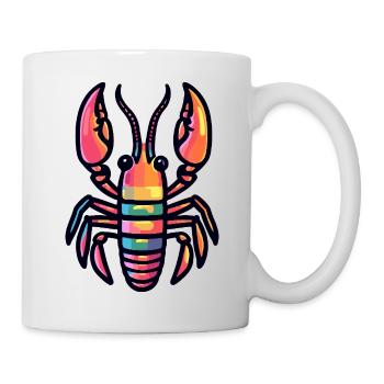 Homard Crabe Halloween Zombie - Mug blanc - blanc - Droite