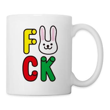 Joyful Alphabet with Rabbit - Mug - white - Right