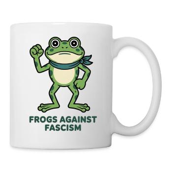 Frosch gegen Faschismus - Tasse - Weiß - Rechts