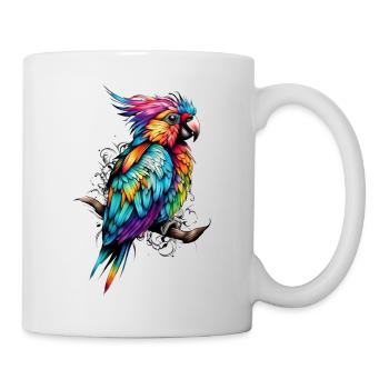 Colorful Parrot Color Fire - Mug - white - Right