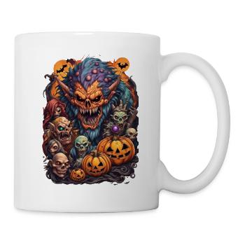Halloween Monster  - Tasse - Weiß - Rechts