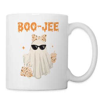 Pink Ghost Halloween Cute Kids Gift - Mug - white - Right