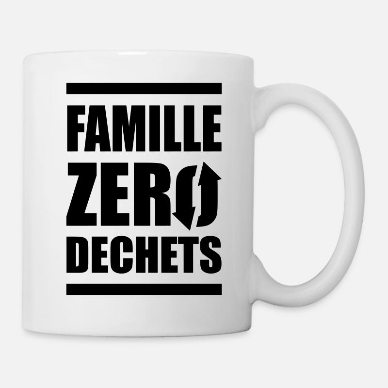 Zero Waste Familie - Tasse - Weiß