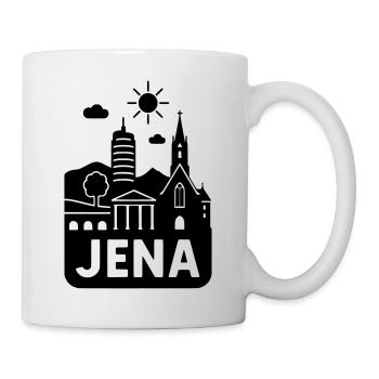 jena silhouette - Tasse - Weiß - Rechts