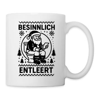 Contemplative Emptying Santa Claus Toilet - Mug - white - Right