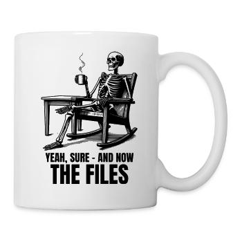 Waiting Skeleton Meme Project Manager Office - Mug - white - Right