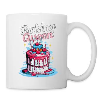 Backing Baking Queen Baking Fairy Baker Cake - Mug - white - Right