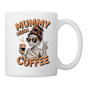 Mutter Mutterschaft Humor Mama Mama Kaffee - Tasse - Weiß - Rechts