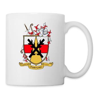 Fortuna Coat of Arms Shield with Helmet - Mug - white - Right