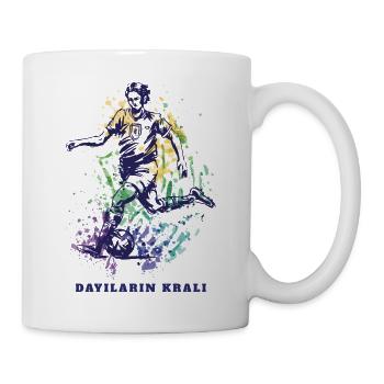 Mon Dayi (oncle) est roi et joueur de football - Mug blanc - blanc - Droite
