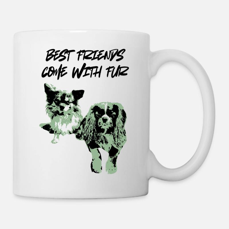 Menthe Duo Pet Silhouette - Mug blanc - blanc