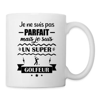 Super Golfer Passion Green Golf - Mug - white - Right