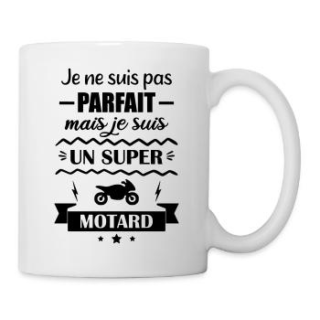 Not perfect but great biker - Mug - white - Right