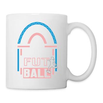 Futsal Jubiläum 10 Jahre Trainerin Spielerin - Tasse - Weiß - Rechts