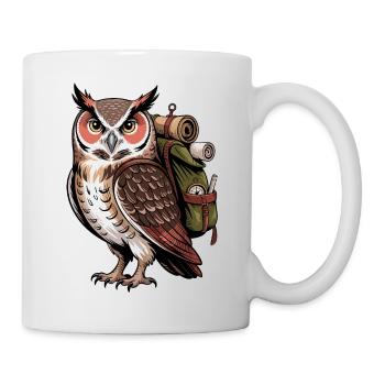 Waldabenteuer Eulenruf - Tasse - Weiß - Rechts