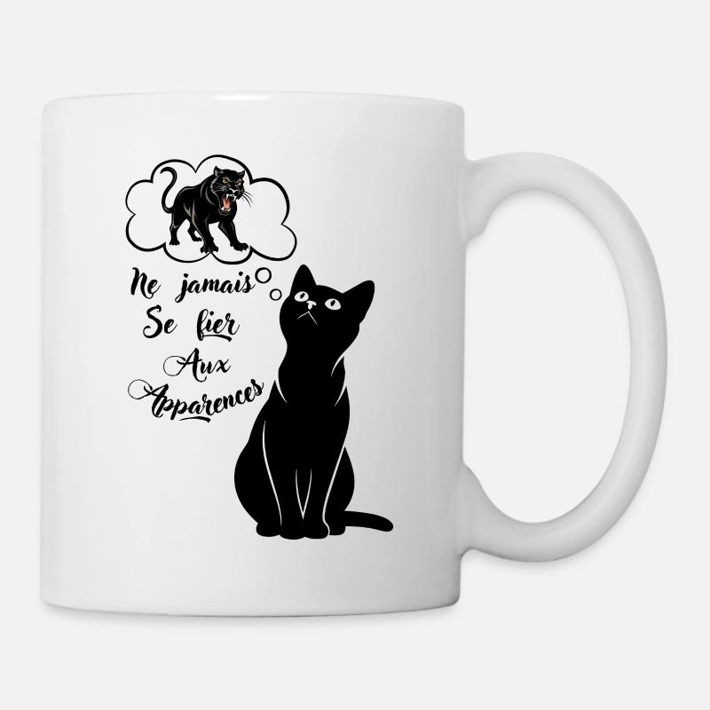 Schätzen Sie nicht ein Buch nach seinem Umschlag - Tasse - Weiß