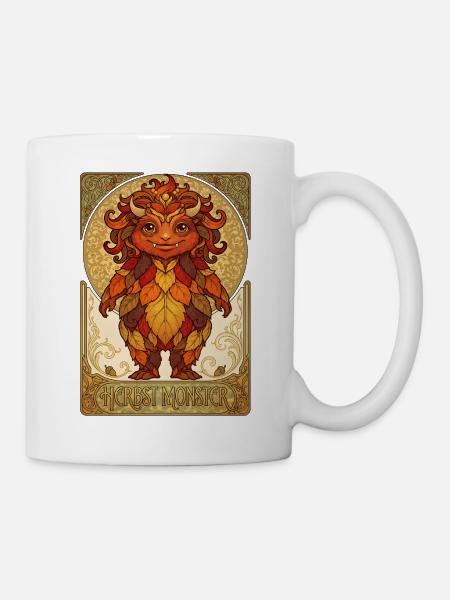 Autumn Monsters of Foliage - Mug - white