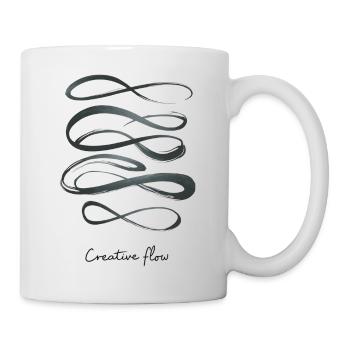 Creative Flow – Linien voller Inspiration - Tasse - Weiß - Rechts
