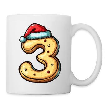 3 Number Cookie Christmas - Mug - white - Right