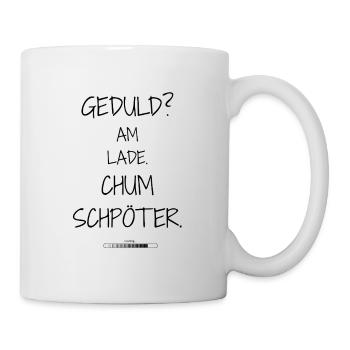 Statement design – irony meets everyday life - Mug - white - Right