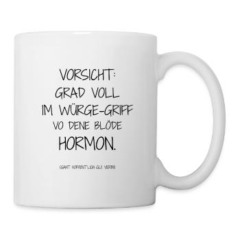 Statement design – irony meets everyday life - Mug - white - Right