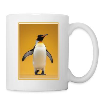 Pinguine Pinguin - Tasse - Weiß - Rechts
