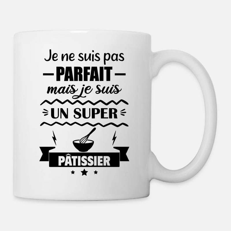 Nicht perfekt, aber toller Konditor - Tasse - Weiß