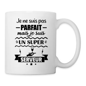 Not perfect but great server - Mug - white - Right