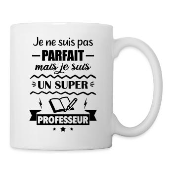 Not perfect but great teacher - Mug - white - Right