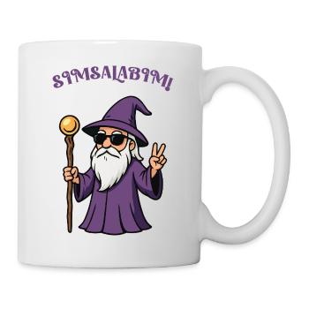 Purple Wizard Peace Sign - Mug - white - Right