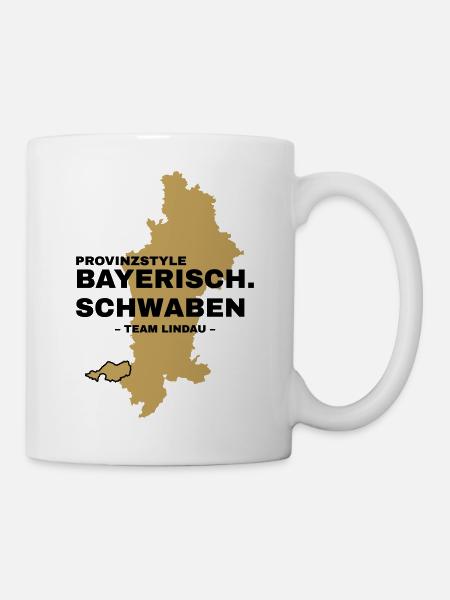 Schwaben | LINDAU - Tasse - Weiß