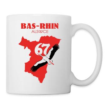 Bas-Rhin 67 - Mug - white - Right