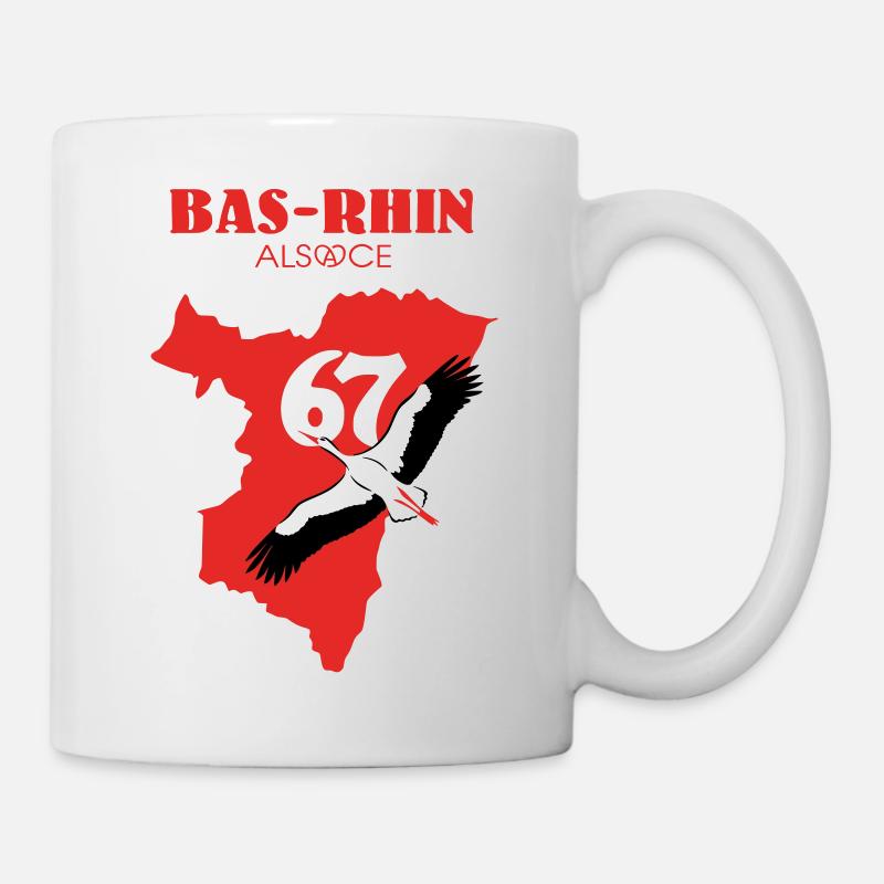 Bas-Rhin 67  - Mug blanc - blanc