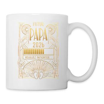 Soon Dad 2026 Funny Baby Announcement Gift - Mug - white - Right