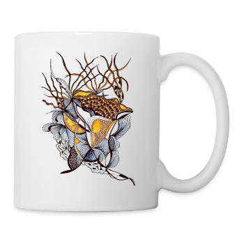 Orange Plant Wilderness - Mug - white - Right