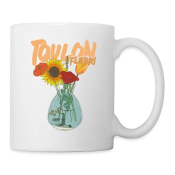 Toulon Fleuri Vase fleurs petiteToulon - Mug blanc - blanc - Droite