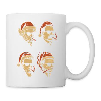 Existential Santas in Sunglasses - Mug - white - Right
