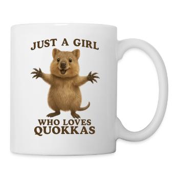 Juste une fille qui aime les quokkas - Mug blanc - blanc - Droite