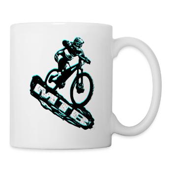 MTB bike - Tasse - Weiß - Rechts