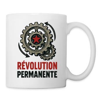 Permanente Revolution - Tasse - Weiß - Rechts