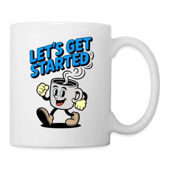 Let's Get Started Coffee Mug - Mug - white - Right