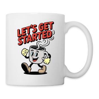 Los gehts Tassenheld - Tasse - Weiß - Rechts
